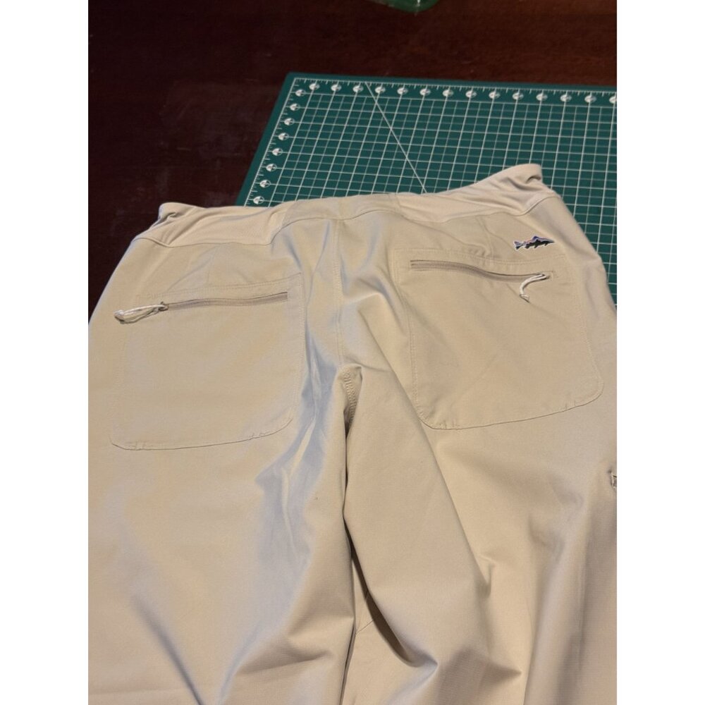 Patagonia Womens Beige Recycled Polyester Jogger Pants Size L - Picture 7 of 12